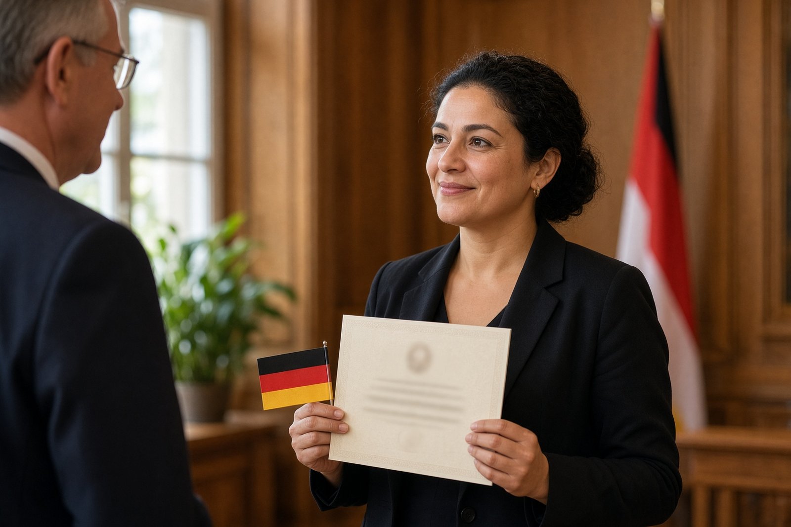 Einbürgerung im Rathaus – Naturalization