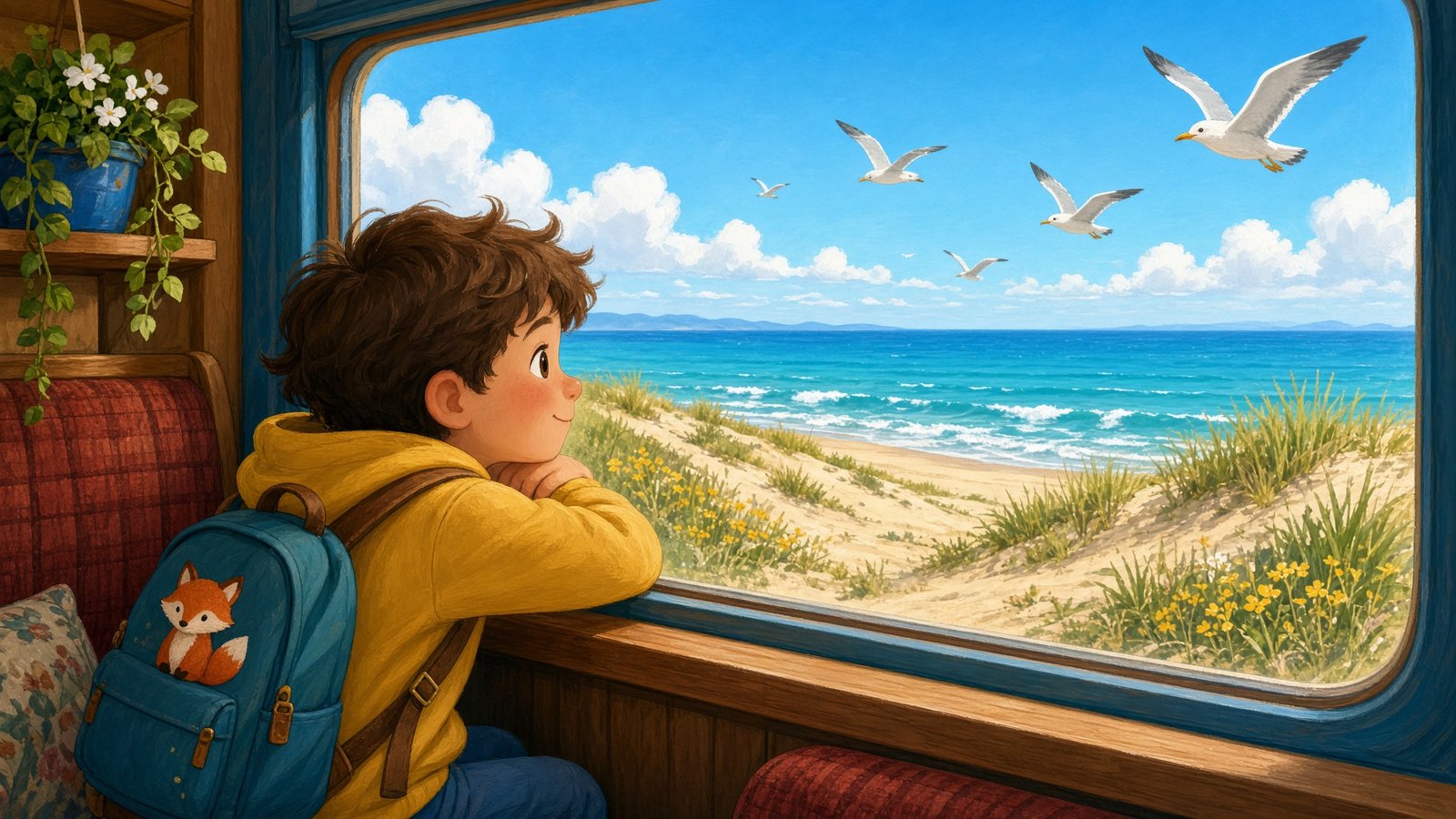 Der Zug zum Meer – Deutsch für Kinder